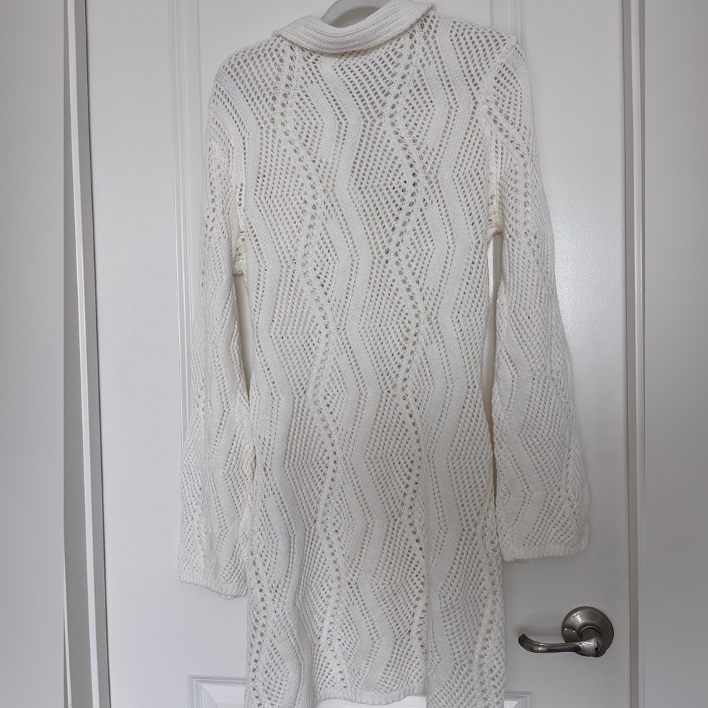 NWT Miss Lola Cream Knit Turtleneck Sweater - Picture 9 of 12